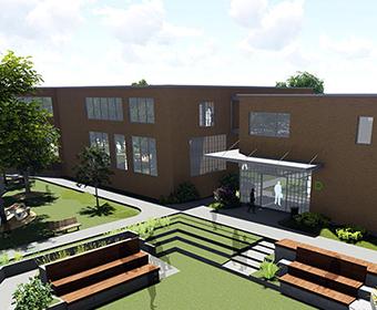 rendering of CAST Tech High School