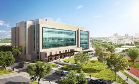 A rendering of the Interdisciplinary Research and Education Building at the UNT Health Science Center in Fort Worth. It is scheduled to be completed in fall 2018. UNT Health Science Center
